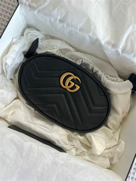 gucci marmont bum bag|authentic gucci marmont bag.